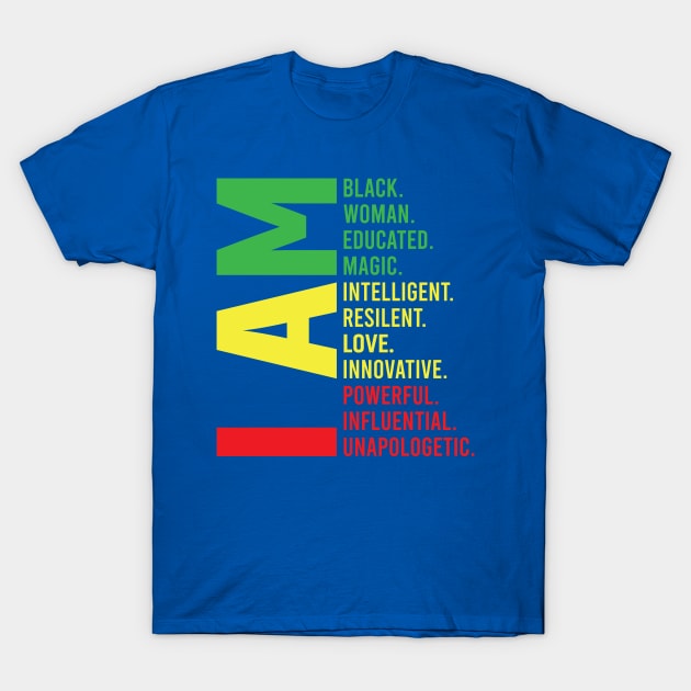 I Am Unapologetic  Black History Classroom T-Shirt by mebcreations